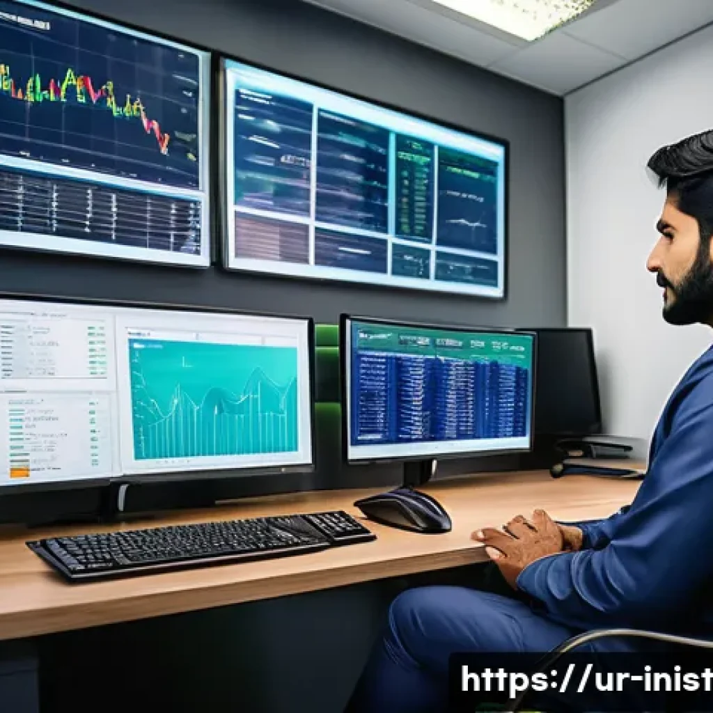 시드 투자에서 ROI 계산 방법 - A detailed professional office setting showing a South Asian male entrepreneur in traditional Pakist...