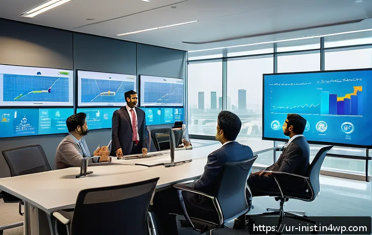 시드 투자의 사회적 책임 고려 사항 - A professional business meeting scene featuring diverse South Asian investors, including young men a...