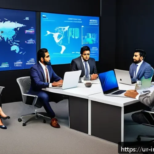 Home 17 시드 투자와 시장 기회 포착 전략 - A modern, sleek office setting featuring a diverse group of South Asian professionals engaged in a d...